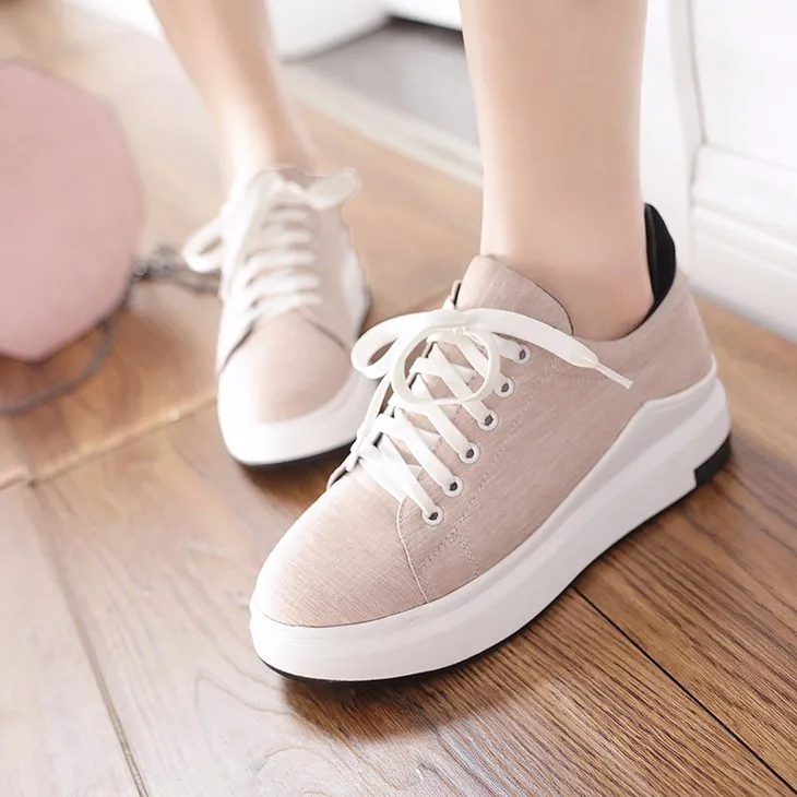 Fashion Girl Small White Shoes Fabric Lady Sport Shoes Sneakers Buy