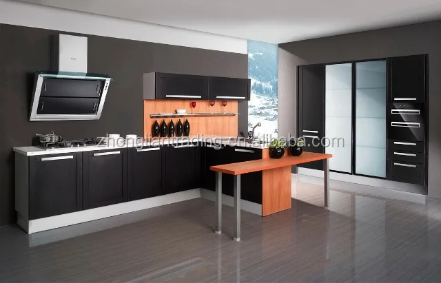 China factory simple designs aluminum profile kitchen cabinet