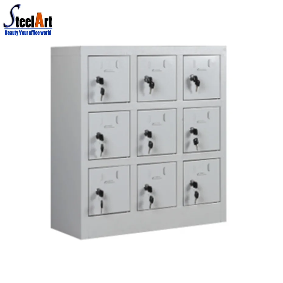 Public Multi Cell Phone Charging Station Locker Storage Cabinet