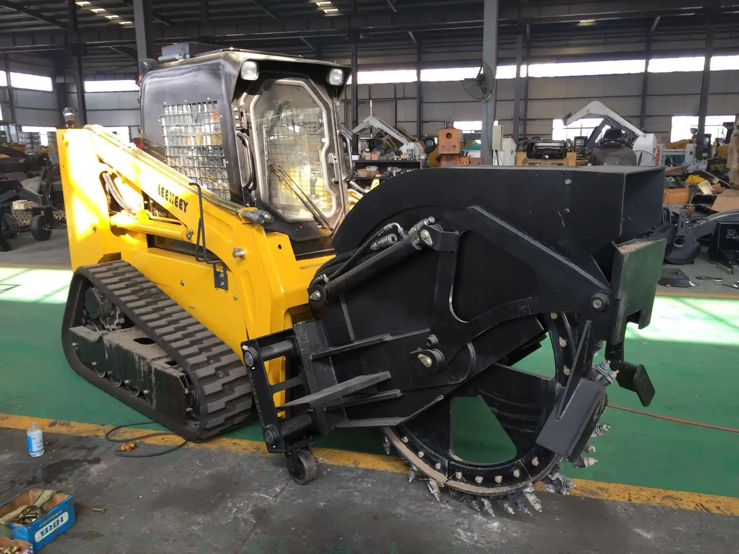 Skid Steer Loader Attachment Rock Saw Trencher For Sale