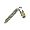 20 in 1 Multi-purpose EDC Key Chain with carabiner rope braided style