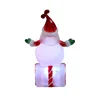 Color Changing acrylic Christmas ornaments china quality home decoration table lights santa shape
