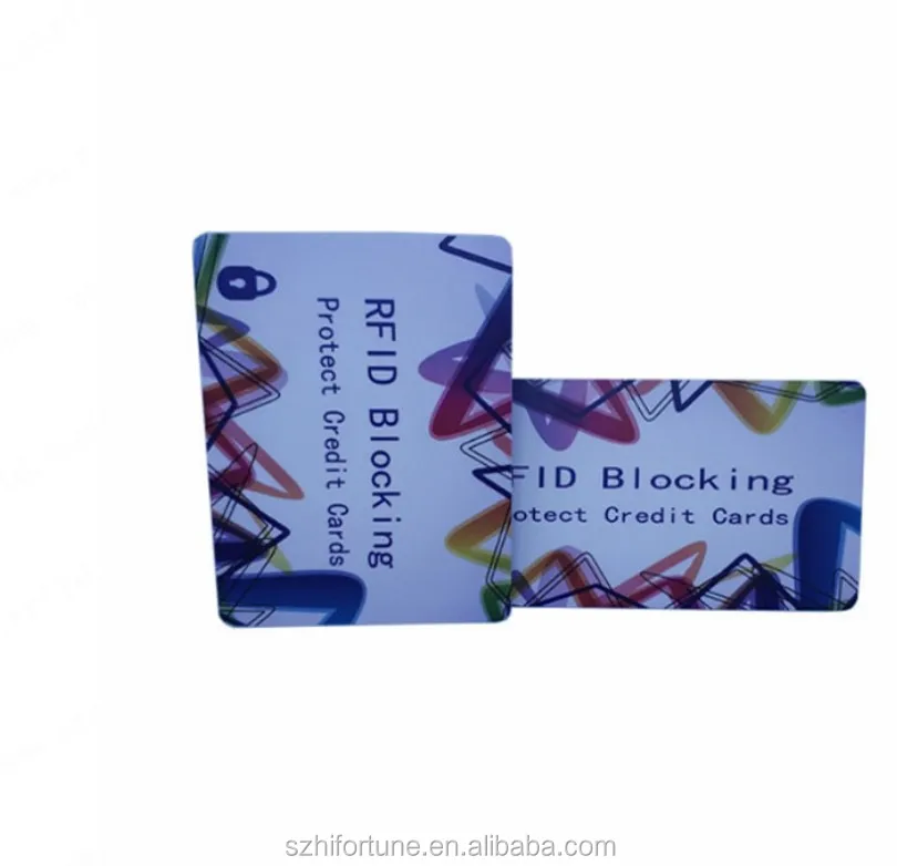 RFID blocking card, RFID card, signal blocking card