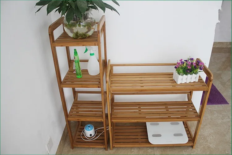 Modern Appearance Bamboo Home Furniture Natural Bamboo Shoe Rack FDA Approved
