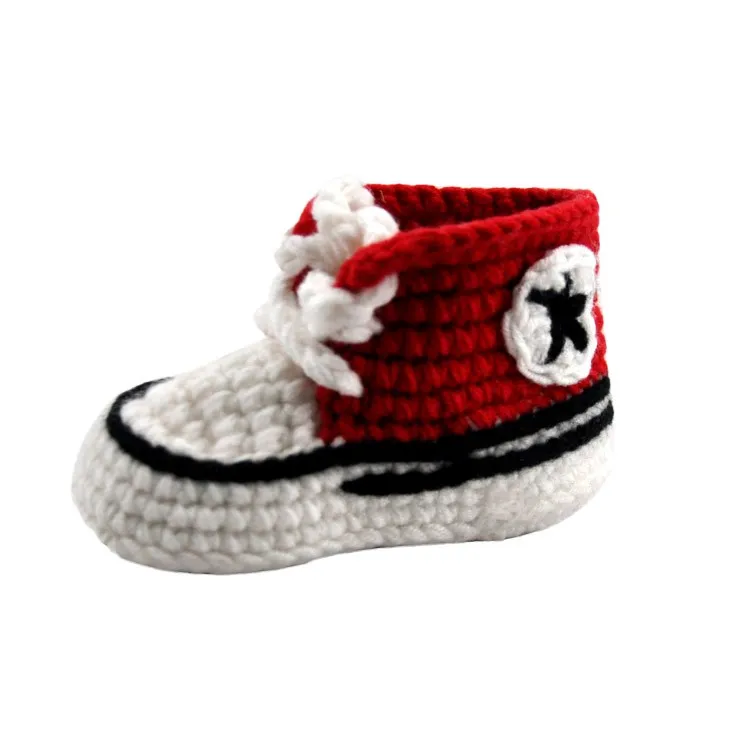 hand knitted baby shoes