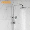Brass shower arm fixed bath wall shower head accessories bathroom fittings 1/2 inch