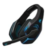 2016 Best selling 7.1 channel vibrated unique style gaming headsets with lazer logo