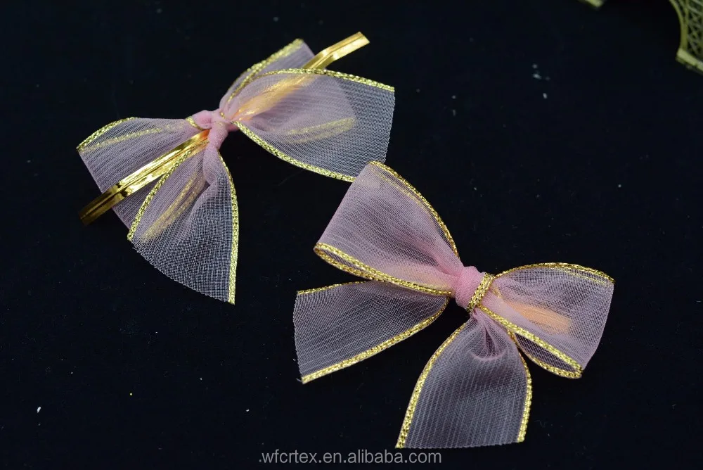 Cheap Price For Custom Colorful Organza Ribbon Bow Buy Ribbon Bow