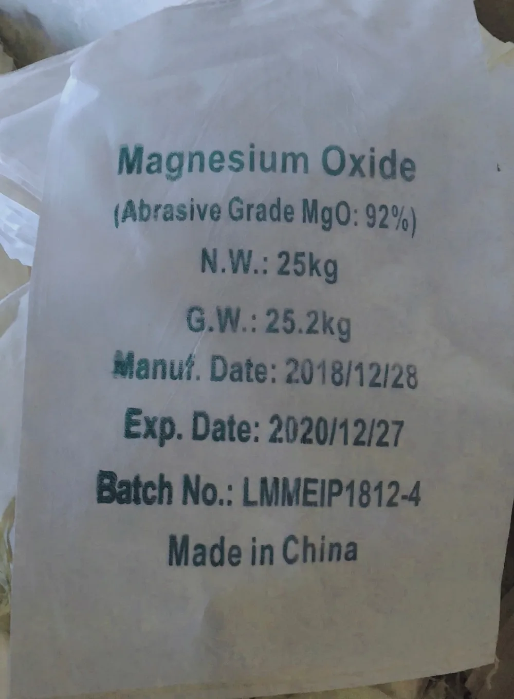 Abrasive Grade Magnesium Oxide Powder Price Mgo 90 92 93 94 Buy