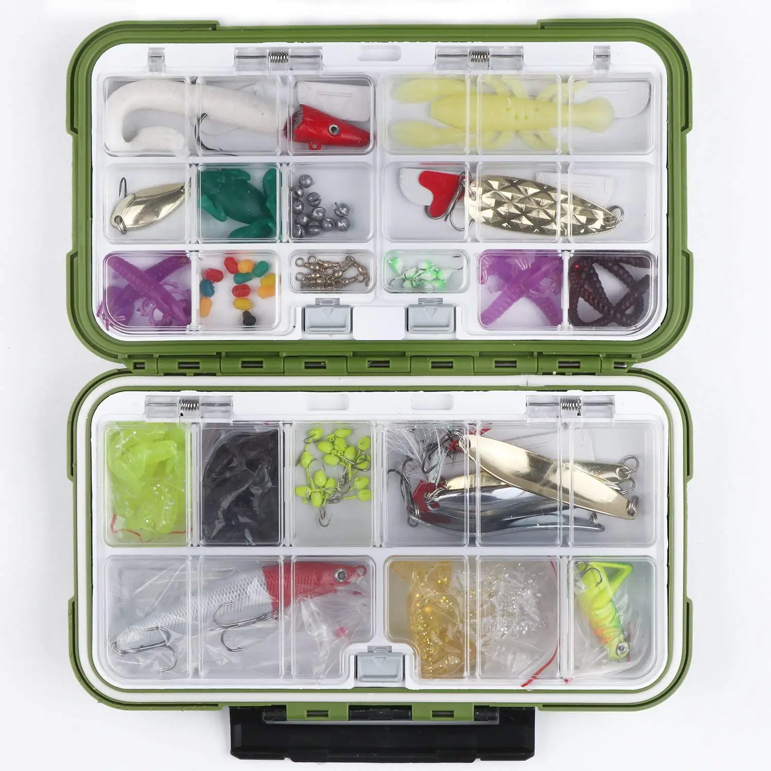 Waterproof Portable Plastic Fishing Tackle Accessories Lure Bait Box ...