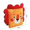 New baby cloth book touch and feel soft book full color