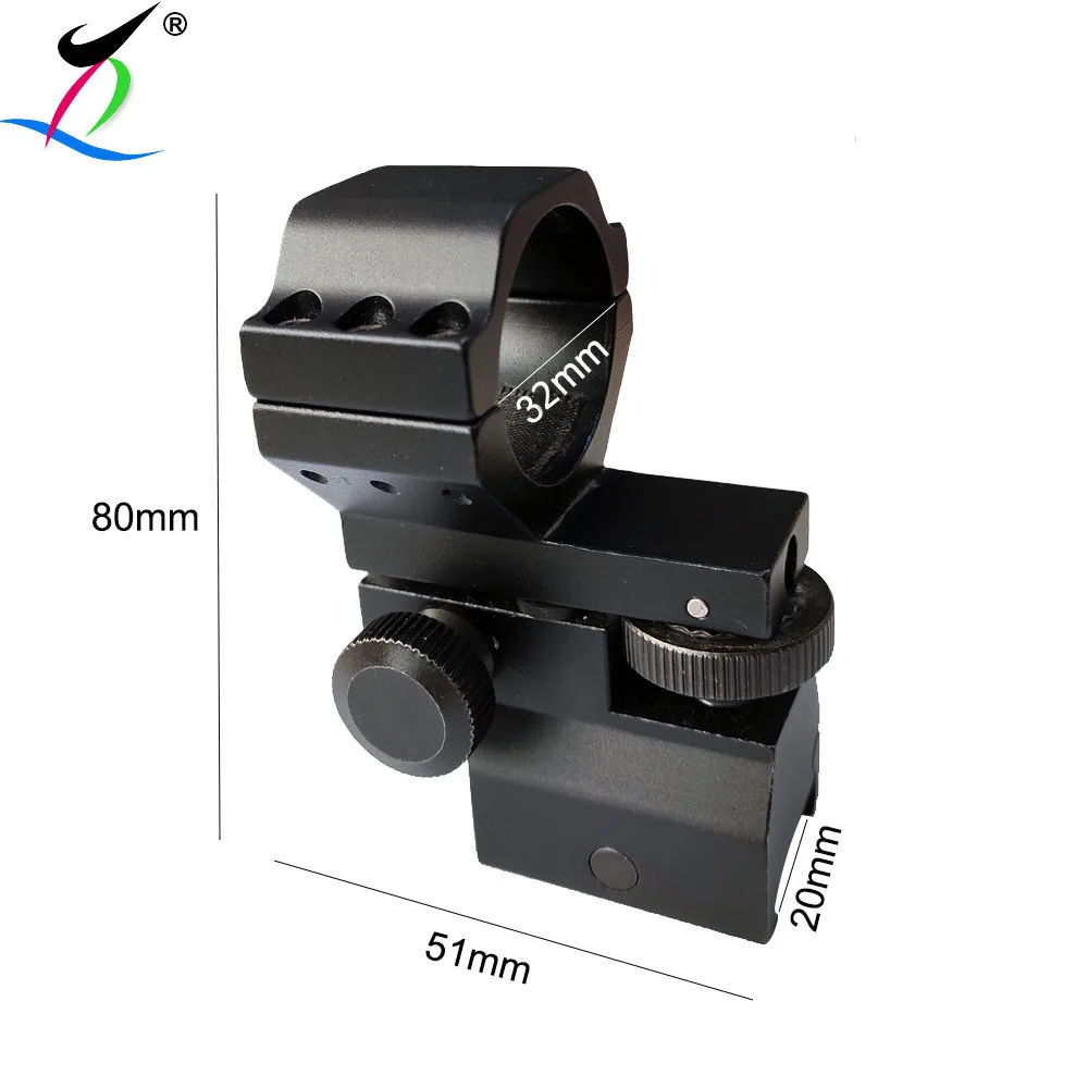 Second Generation Tactical Windage Elevation Adjustable Scope Mount For