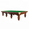 Classic style solid wood frame and black slate shender snooker table price