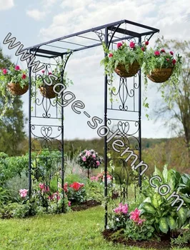 Garden Trellis Arbor Arch Hanging Basket Wire Wrought Iron Arches Product On Alibaba Garden Trellis Arbor Arch Hanging Basket Wire Wrought Iron Arches Product On Alibaba