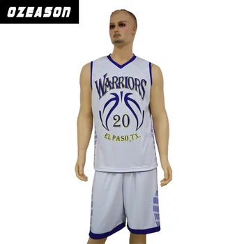 Latest Design 2016 Reversible Sublimated Basketball Jersey White And ...