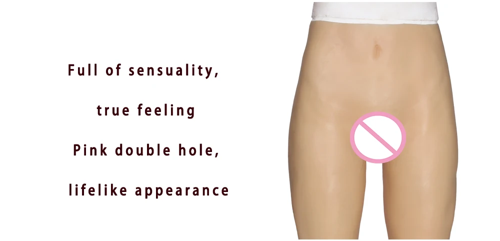 Real Sexy Fake Pussy PantsFor Crossdresser Transsexuals Sissy Boy Brag Queen Shemale Transgender Silicone Pussy Vagina