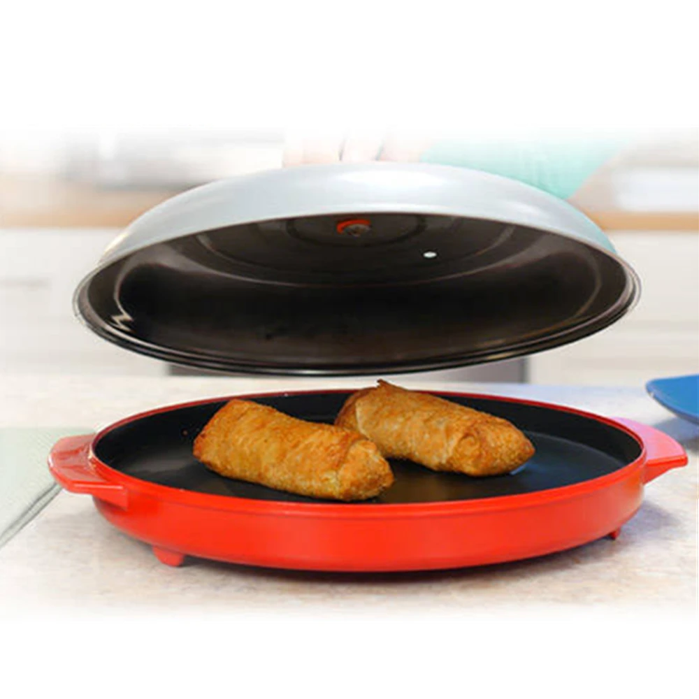 Microhearth Everyday Pan Set For Microwave Cooking Red Buy Microwave