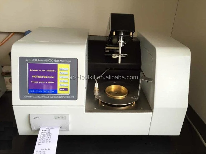 GD 3536D Automatic Cleveland Open Cup COC Flash Point Tester