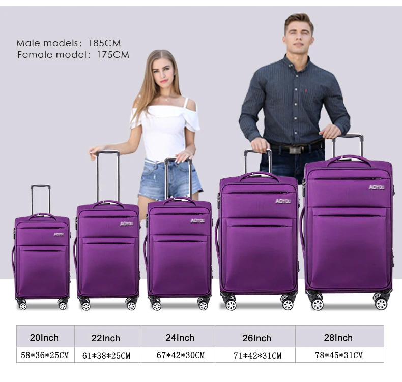 Buy Wholesale China Luggage Trolley Case 20inch 24inch Unisex Business Hardshell  Lightweight Tsa Lock Durable Waterproof & Luggage Trolley Case at USD 28.69