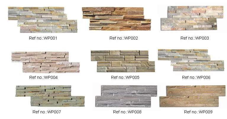 White Quartz Stacked Stone Tile White Quartz Stacked Stone Tile