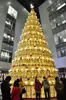 New design 10m mall christmas tree with bear toys decorated