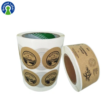 Custom Printing Self Adhesive Vellum Paper Labels Roll Personalized Custom Printing Self Adhesive Vellum Paper Labels Roll Personalized Logo Stickers
