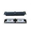 Krone type 110 block patch panel Cat5e UTP 12 PORT electrical panel types with Dual IDC contacts