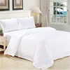 Hotel Hospital Used Flat Cotton White Bed Sheets