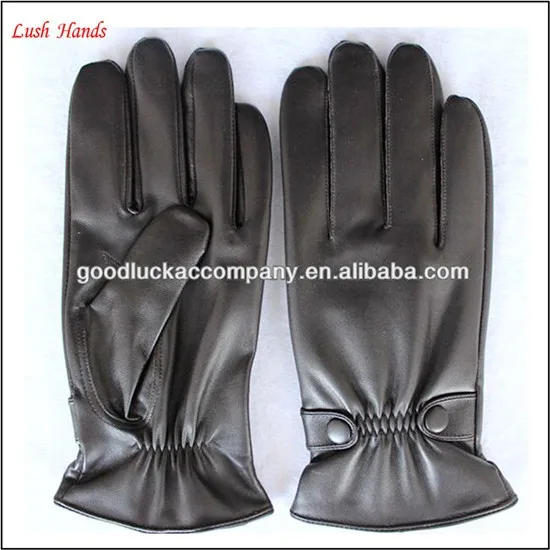 Men's stylish dressing leather gloves