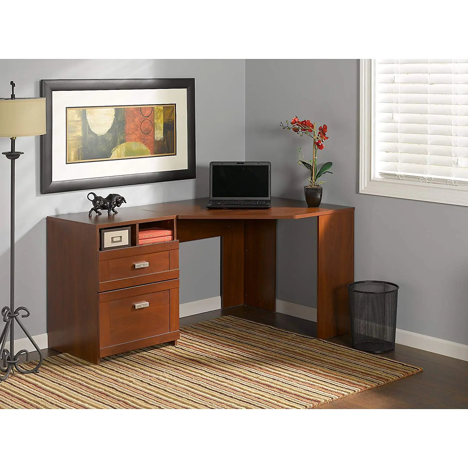 small corner home office desk
