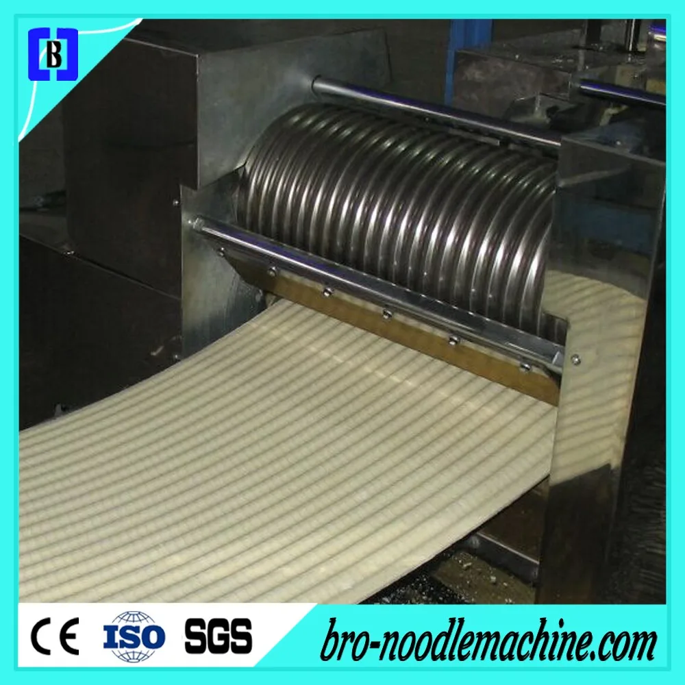 Continuous Noodle Rollers Pressing Machine For Fried Instant Noodle