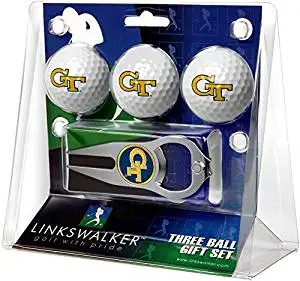 NCAA Georgia Tech Yellow Jackets - 3 Ball Gift Pack with Hat Trick Divot Tool