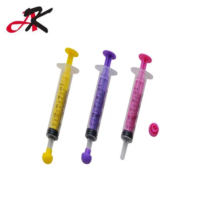 Disposable Colorful Plastic 3ml 6ml 10ml Pc Sterilize Baby Colored Oral