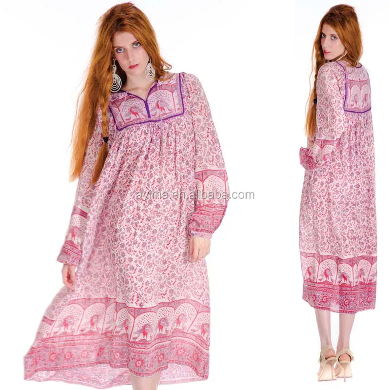 vestido indiano midi