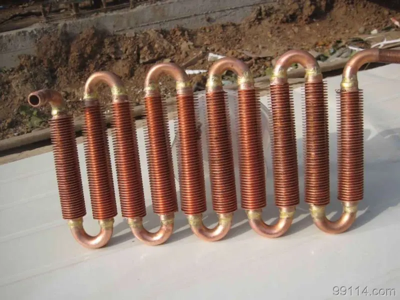 змеевики из гибких труб для теплоотвода воздуха