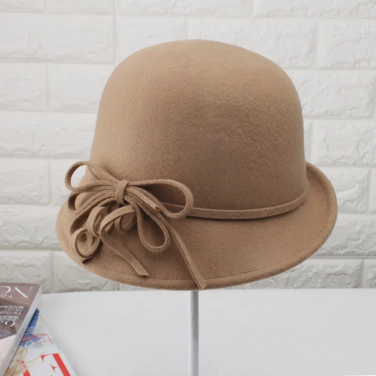 High Quality Wool Felt Church Hats Cloche Hat Women Hat