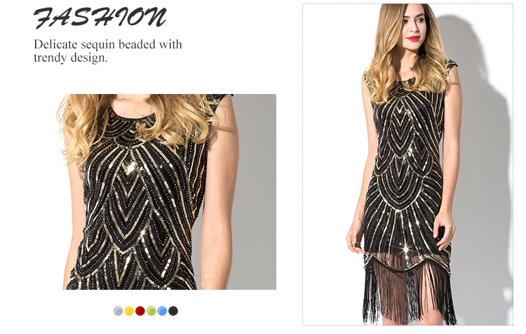 heavy sequin dress