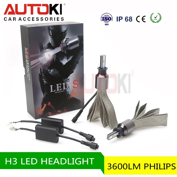 head light Canbus 60w h7 h3 h11 h13 9004 9005 9006 9007 h4 G5 car led headlight NO FAN high brightness