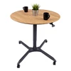 gas lifting height adjustable height dining room coffee table set