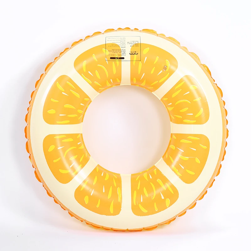 Wholesale High Quality Inflatable Swimming Ring Fruits Painting