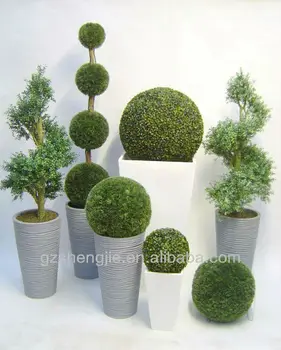 fake topiary trees