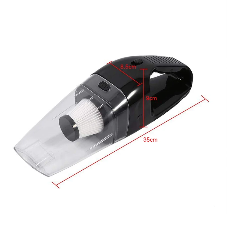Amazon 2019 Hot Sale New Product High Suction Aluminum Filter 12V DC Wet and Dry Cord Cordless Portable Car Vacuum Cleaner