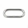 38mm Silver Metal Oval O Ring Buckle For Bag