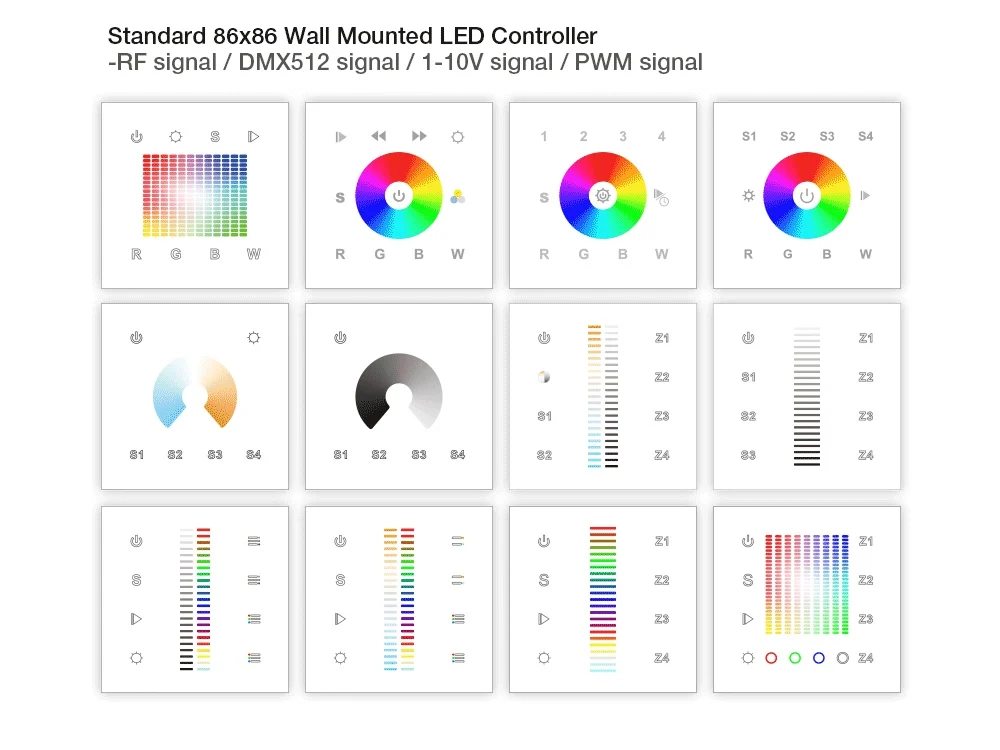 Sunricher Rainbow Touch RGB RF LED Controller SR-2820