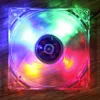 120mm Colored PC Fan Cooling 5V 12V 24V 120mmx120mmx25mm Computer Case PC Led Transparent DC Fan Manufacture