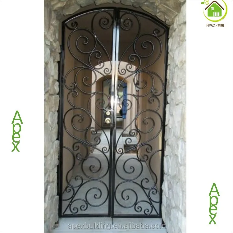 Iron Main Entrance Door Grill Design Single Door Design Entrance Door View Iron Entrance Door Apex Product Details From Guangzhou Apex Building Material Co Limited On Alibaba Com