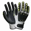 HTR safety work gloves with sandy nitrile coating
