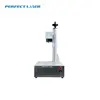 Portable desk top type 30W fiber laser marking machine for sale plastic metal laser printer