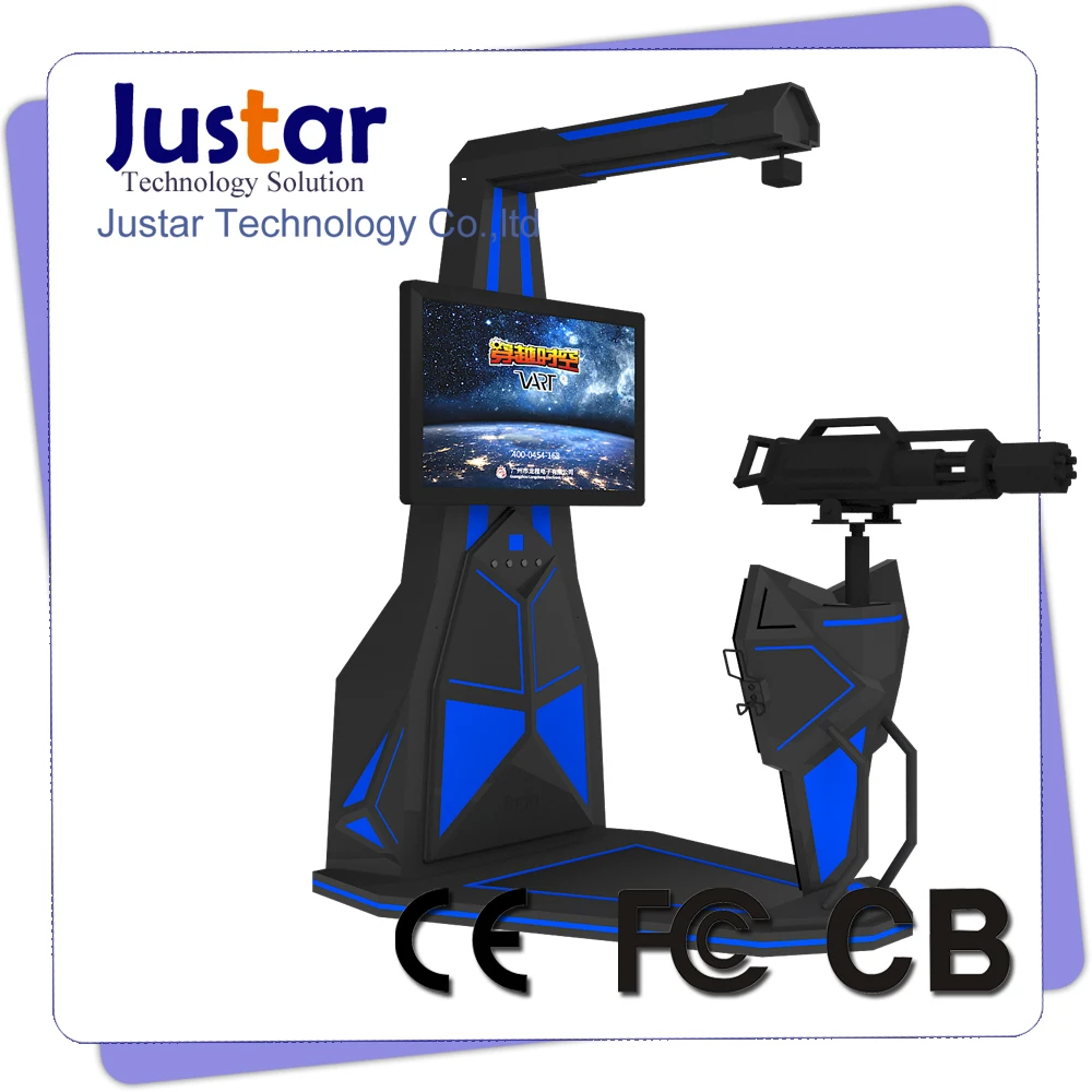 9D VR shooting 360 degree fighting simulator HTC vive 9D vr standing shooting simulato