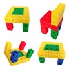 Cubes feature geometric shape cut-outs for more complex patterning activities